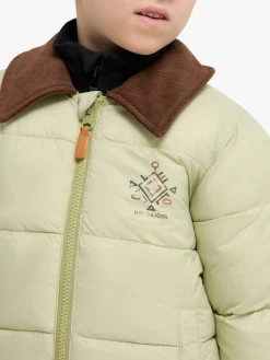 Børn Nordbjrn Vintertøj-Nordbjörn Sjuhärad  Vandafvisende Vendbar Dynejakke, Lint