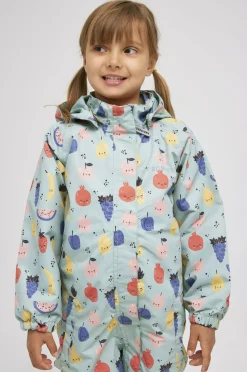 Overtøj|Nordbjrn Nordbjørn Skaftö Skalflyverdragt, Fruit Lover Blue Surf Grøn/Flerfarvet