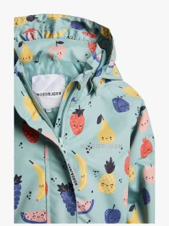 Overtøj|Nordbjrn Nordbjørn Skaftö Skalflyverdragt, Fruit Lover Blue Surf Grøn/Flerfarvet