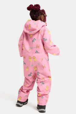 Overtøj|Nordbjrn Nordbjørn Skaftö Skalflyverdragt, Jungle Animals Rosebloom Lyserød/Sort/Gul