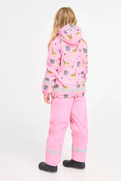 Regntøj|Nordbjrn Nordbjørn Skagen Foret Regnsæt, Mini Safari Sachet Pink Lyserød/Brun