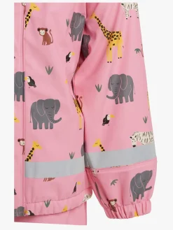 Regntøj|Nordbjrn Nordbjørn Skagen Foret Regnsæt, Mini Safari Sachet Pink Lyserød/Brun