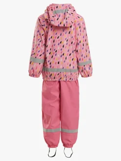 Regntøj|Nordbjrn Nordbjørn Skagen Foret Regnsæt, Raindrops Rosebloom Lyserød/Lilla