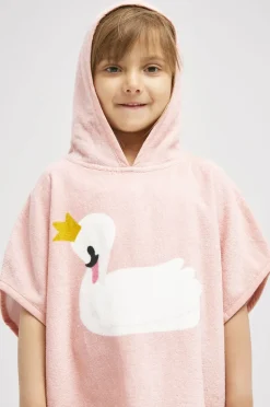 Børn Nordbjrn Uv & Strand-Nordbjørn Skrea Badeponcho, Swan