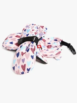 Tilbehør|Vintertøj|Nordbjrn Nordbjørn Snowbird Vanter, Doodle Hearts Lyserød/Lilla/Blå