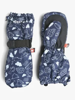 Børn Nordbjrn Tilbehør|Vintertøj-Nordbjørn Snowbird Vanter, Dark Navy Pack-Ice