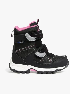 Støvler & Vinterstøvler|Nordbjrn Nordbjörn Snowfall Vinterstøvler, Black/Strawberry Sort/Rød