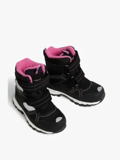 Støvler & Vinterstøvler|Nordbjrn Nordbjörn Snowfall Vinterstøvler, Black/Strawberry Sort/Rød