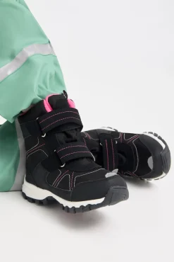 Støvler & Vinterstøvler|Nordbjrn Nordbjörn Snowfall Vinterstøvler, Black/Strawberry Sort/Rød