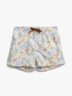 Uv & Strand|Nordbjrn Nordbjørn Solarino Badebukser, Palm Tree Hvid/Flerfarvet