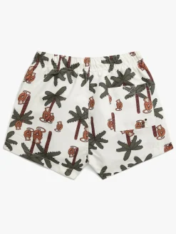 Uv & Strand|Nordbjrn Nordbjørn Solarino UV-Badebukser, Monkey Beige/Grøn/Brun