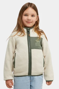 Børn Nordbjrn Fleecetøj-Nordbjörn Strömmen  Vindtæt Fleecetrøje, Grøn