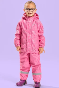 Regntøj|Nordbjrn Nordbjørn Styrsö Foret Regnsæt, Let It Rain Reflective Chateau Rose