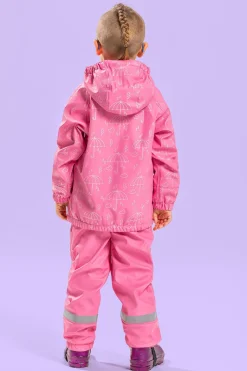 Regntøj|Nordbjrn Nordbjørn Styrsö Foret Regnsæt, Let It Rain Reflective Chateau Rose