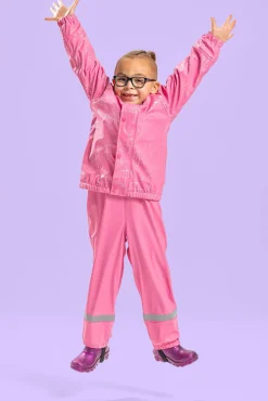 Regntøj|Nordbjrn Nordbjørn Styrsö Foret Regnsæt, Let It Rain Reflective Chateau Rose