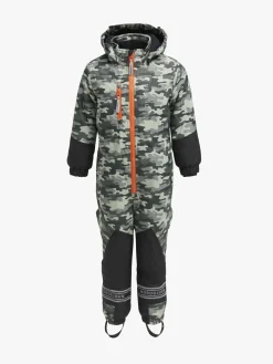 Overtøj|Nordbjrn Nordbjørn Svalbard Flyverdragt, Camo Oil Green Grøn/Orange