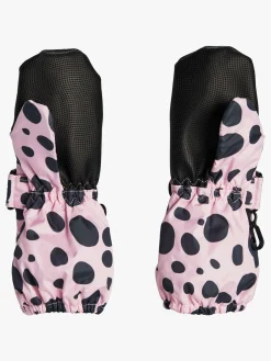 Børn Nordbjrn Vintertøj|Tilbehør-Nordbjørn Trollfjord Vanter, Pink Dots