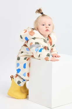 Flyverdragter|Overtøj|Nordbjrn Nordbjörn Valdez Babyflyverdragt, Bone White Brun/Blå/Beige/Grøn