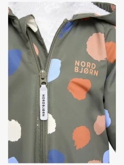 Overtøj|Nordbjrn Nordbjörn Valdez Babyflyverdragt, Dusty Olive Brun/Blå/Beige