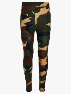 Undertøj|Nordbjrn Nordbjørn Verbier Skiundertøj Bamboo, Camo Classic Grøn/Brun/Beige