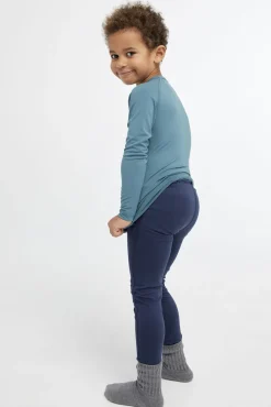 Børn Nordbjrn Undertøj-Nordbjørn Verbier Skiundertøj Bambus, Hydro Green