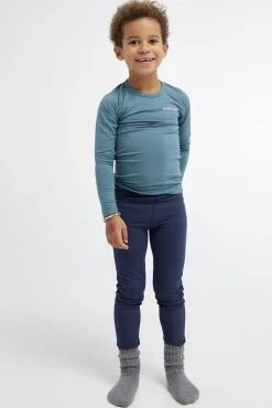 Børn Nordbjrn Undertøj-Nordbjørn Verbier Skiundertøj Bambus, Hydro Green