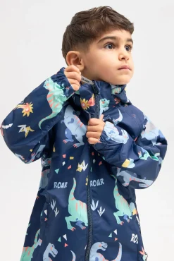 Overtøj|Nordbjrn Nordbjørn Vinga Skaljakke, Dinoland Naval Academy Blå/Lilla