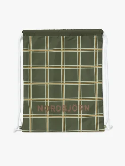 Børn Nordbjrn Tasker-Nordbjörn Vävarevallen Gymnastikpose, Capulet Olive check