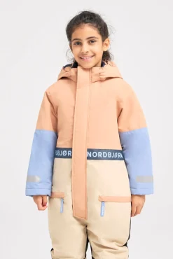 Børn Nordbjrn Overtøj-Nordbjørn Whistler Flyverdragt, Camel/White Pepper