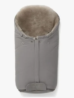 Køreposer|Nordlys Fenya Mini Lammeskindskørepose, Greige Grå/Beige