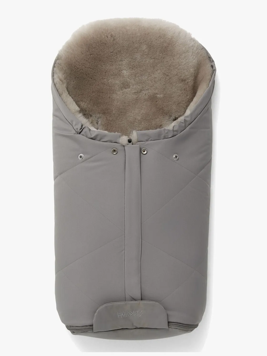 Køreposer|Nordlys Fenya Mini Lammeskindskørepose, Greige Grå/Beige