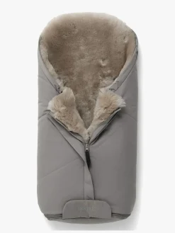 Køreposer|Nordlys Fenya Mini Lammeskindskørepose, Greige Grå/Beige