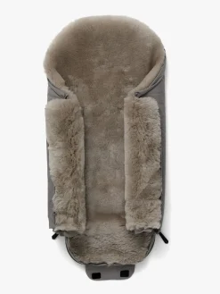 Køreposer|Nordlys Fenya Mini Lammeskindskørepose, Greige Grå/Beige