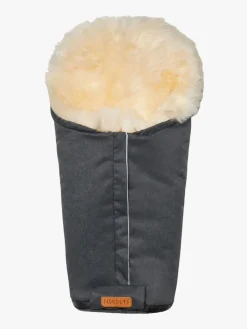 Køreposer|Nordlys Idun Mini Lammeskindskørepose, Grey/Natural Grå/Hvid