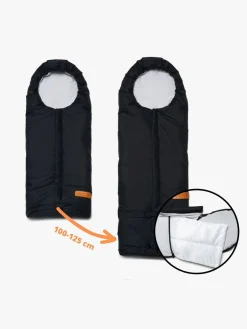 Køreposer|Nordlys Njord Allround-kørepose inkl Forlængerdel, Black Sort