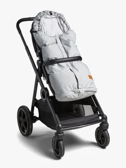 Køreposer|Nordlys Oden Recycled Dunkørepose inkl. Forlængerdel, Grey Mélange