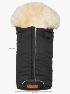 Nordlys Køreposer-Saga Lammeskindskørepose, Grey