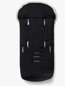 Køreposer|Nordlys Thyra Lammeskindskørepose, Sort/Hvid Hvid/Sort