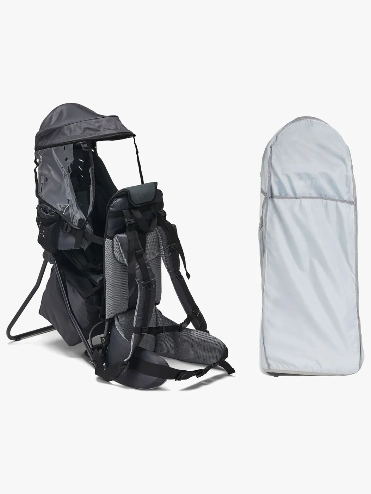 Bæreseler, Strækvikler & Bærestole|North135 North 13.5 Adventure Bærestol inkl. Regnslag, Grey