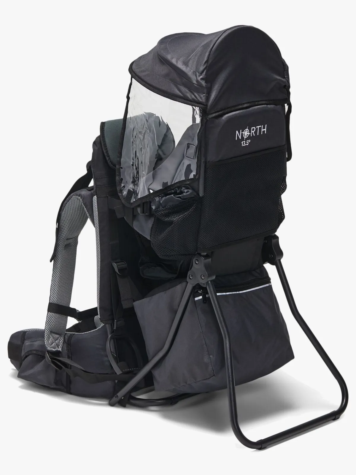 Bæreseler, Strækvikler & Bærestole|North135 North 13.5 Adventure Bærestol m. Fodstøtte, Grå Grå