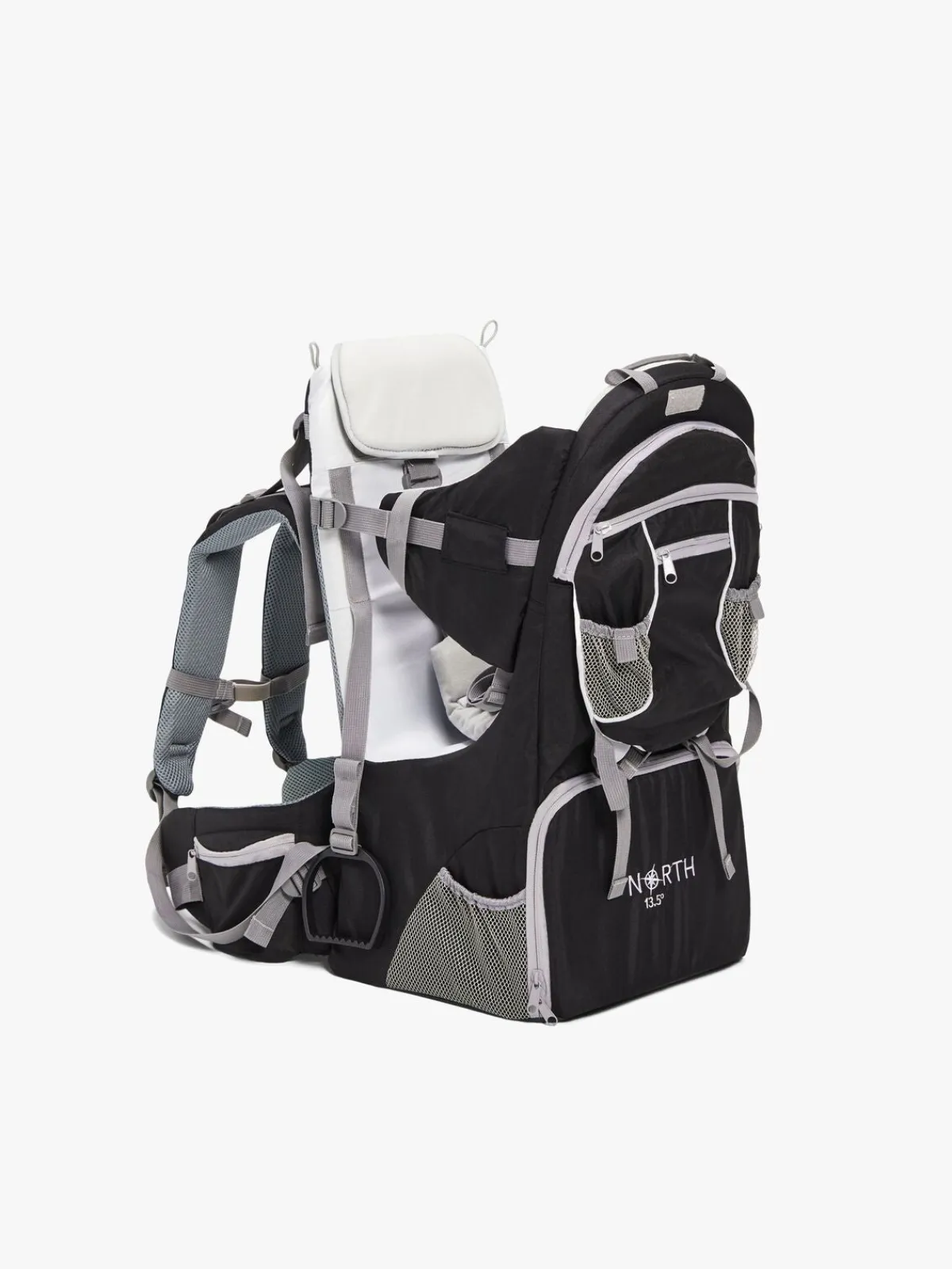 Bæreseler, Strækvikler & Bærestole|North135 North 13.5 Adventure Plus Bærestol inkl. Regnslag, Black