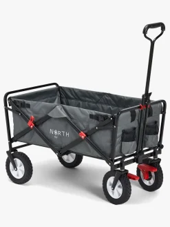 North135 Friluftsliv-North 13.5 Light Trækvogn med Bremse inkl. Campingbord, Ivy Grey