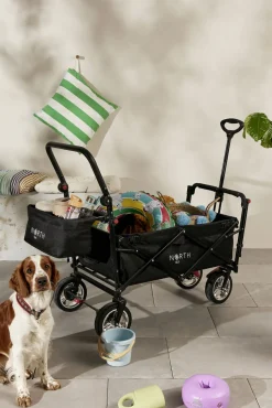 Friluftsliv|North135 North 13.5 Porter Trækvogn, Black Sort