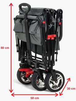 North135 Friluftsliv-North 13.5 Porter Trækvogn, Ivy Grey