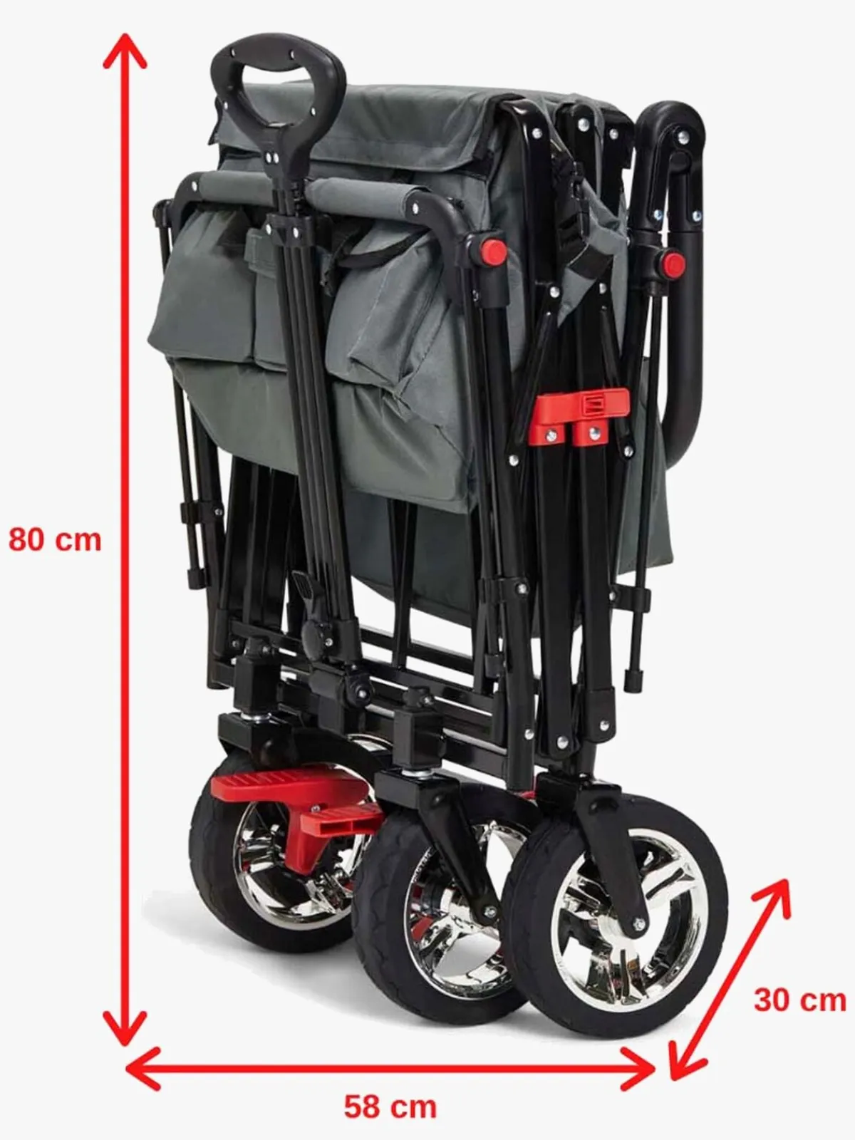 North135 Friluftsliv-North 13.5 Porter Trækvogn, Ivy Grey