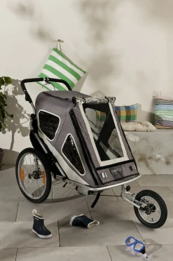 Aktivitetsvogne|North135 North 13.5 Speeder 2 Cykelanhænger, Grey Grå