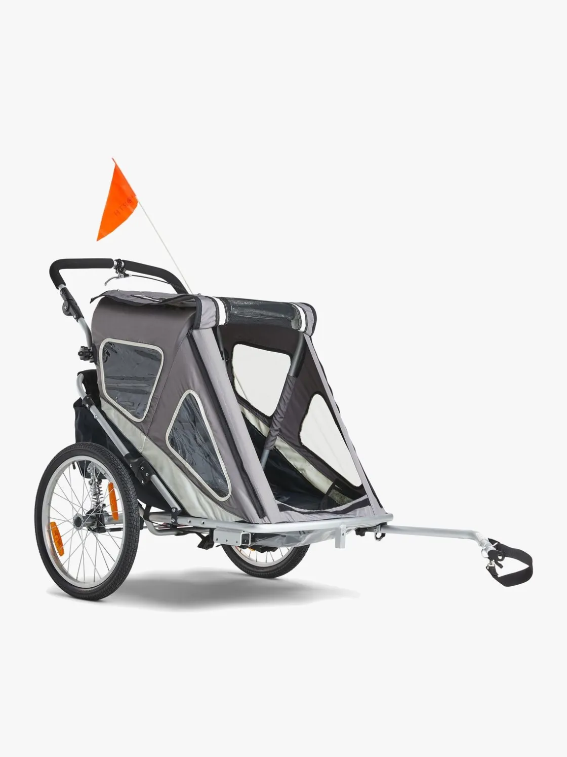 Aktivitetsvogne|North135 North 13.5 Speeder 2 Cykelanhænger, Grey Grå