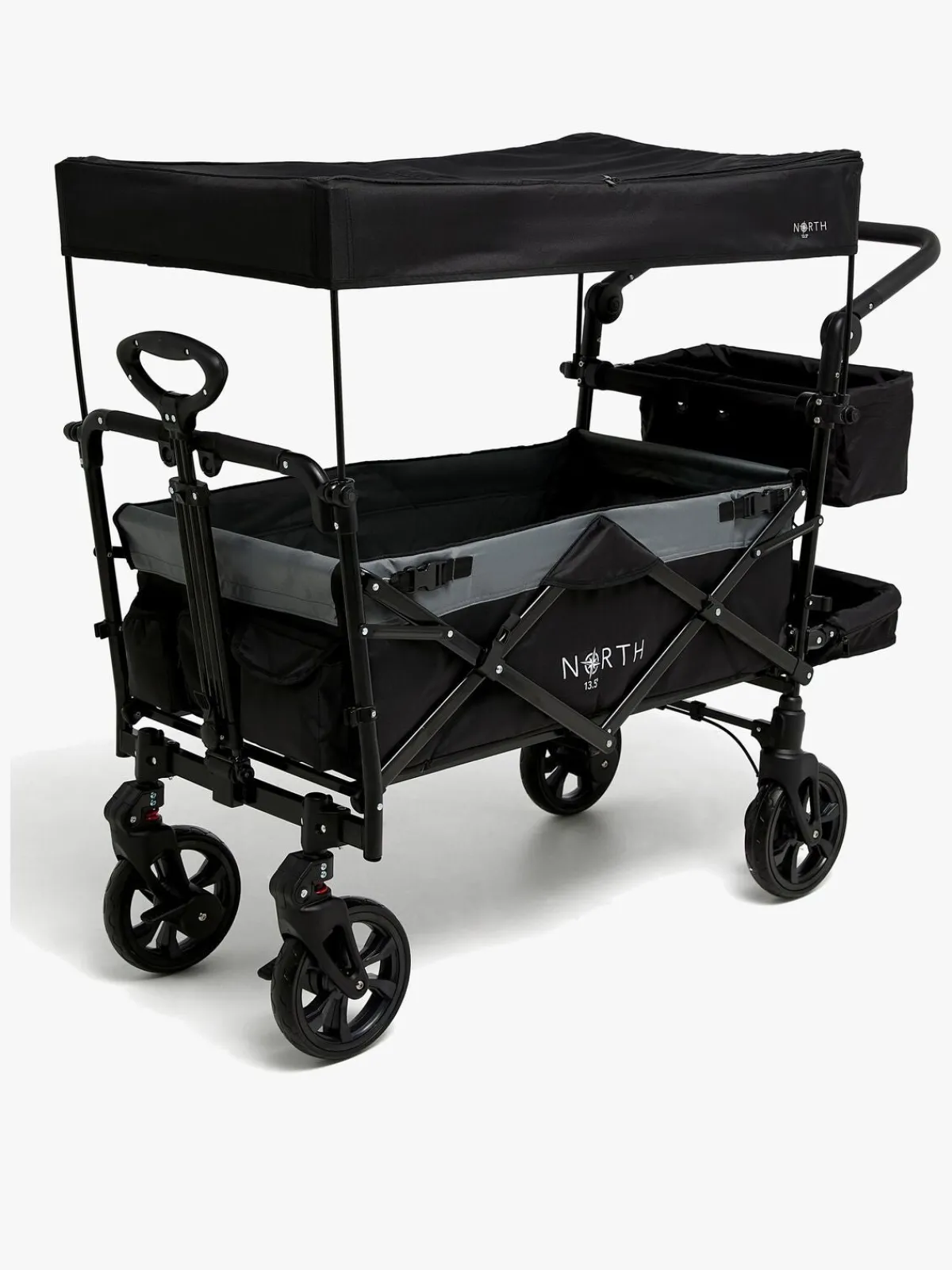 North135 Friluftsliv-North 13.5 Transporter Trækvogn, Black/Grey