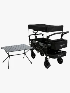 Friluftsliv|North135 North 13.5 Transporter Trækvogn inkl. Campingbord, Black/Grey