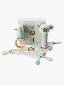 Nuby Stofbleer, Nusseklude & Babytæpper-Animal Adventure Gavesæt